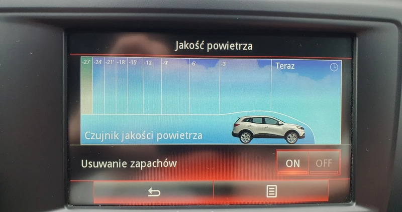 Renault Kadjar cena 53900 przebieg: 112000, rok produkcji 2015 z Raszków małe 667
